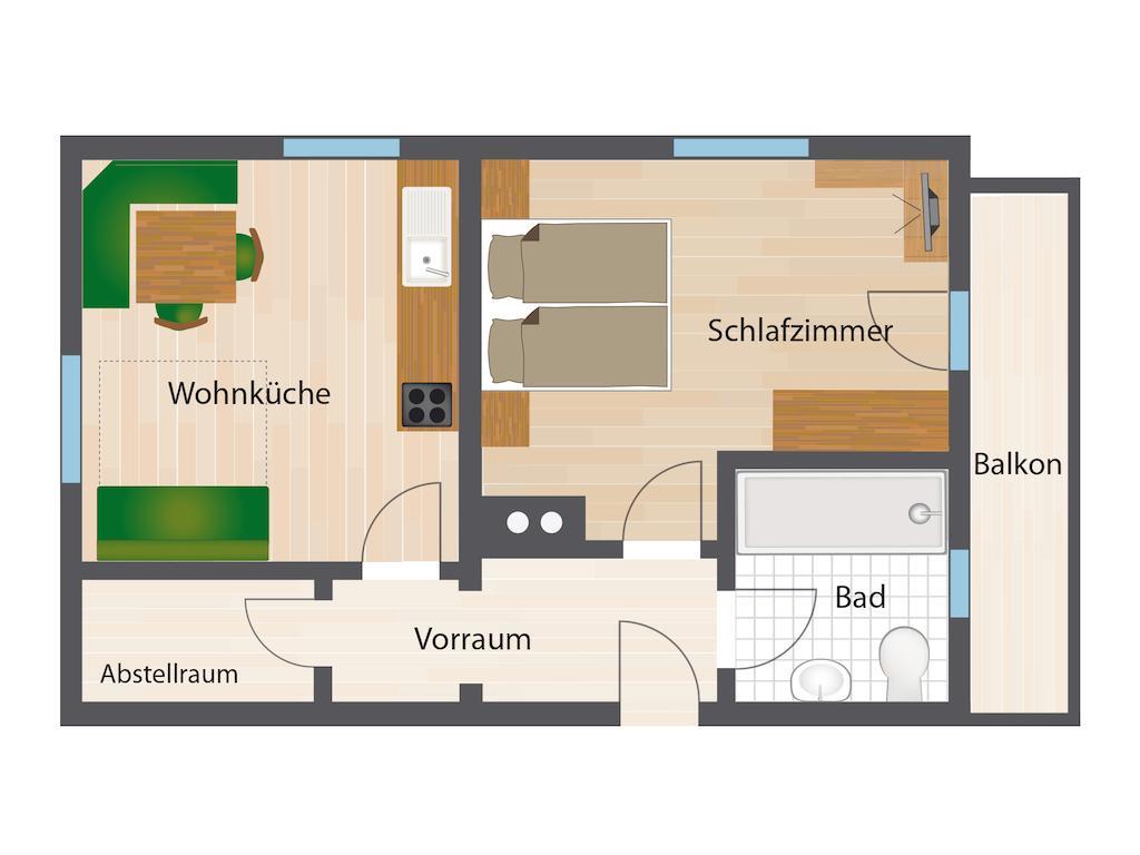Haus Pitzer/Apartments Troicher ชลัดมิง ห้อง รูปภาพ